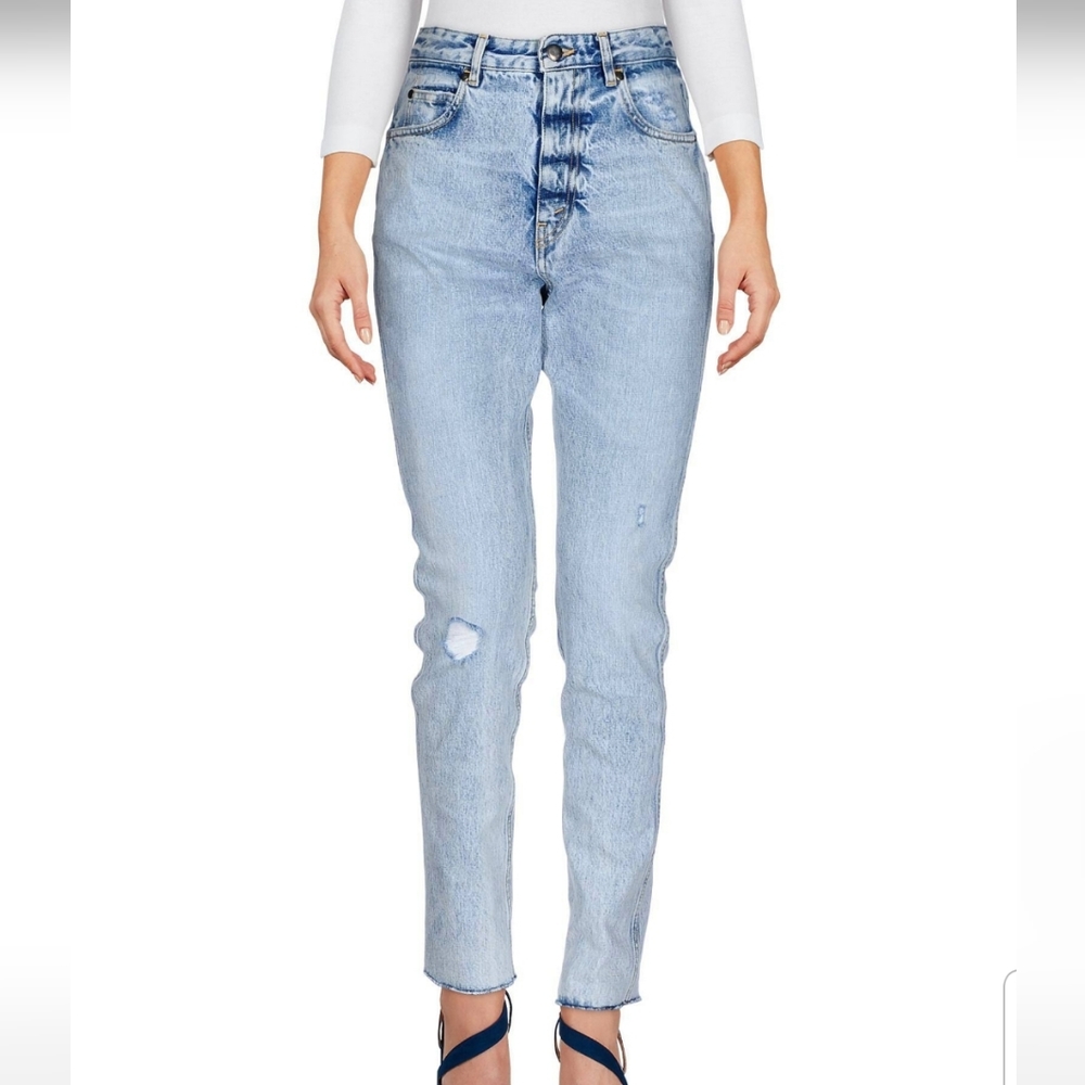 Golden Goose Thelma High Waist Carrot Leg Jeans Size 27 Blue - Picture 10 of 11